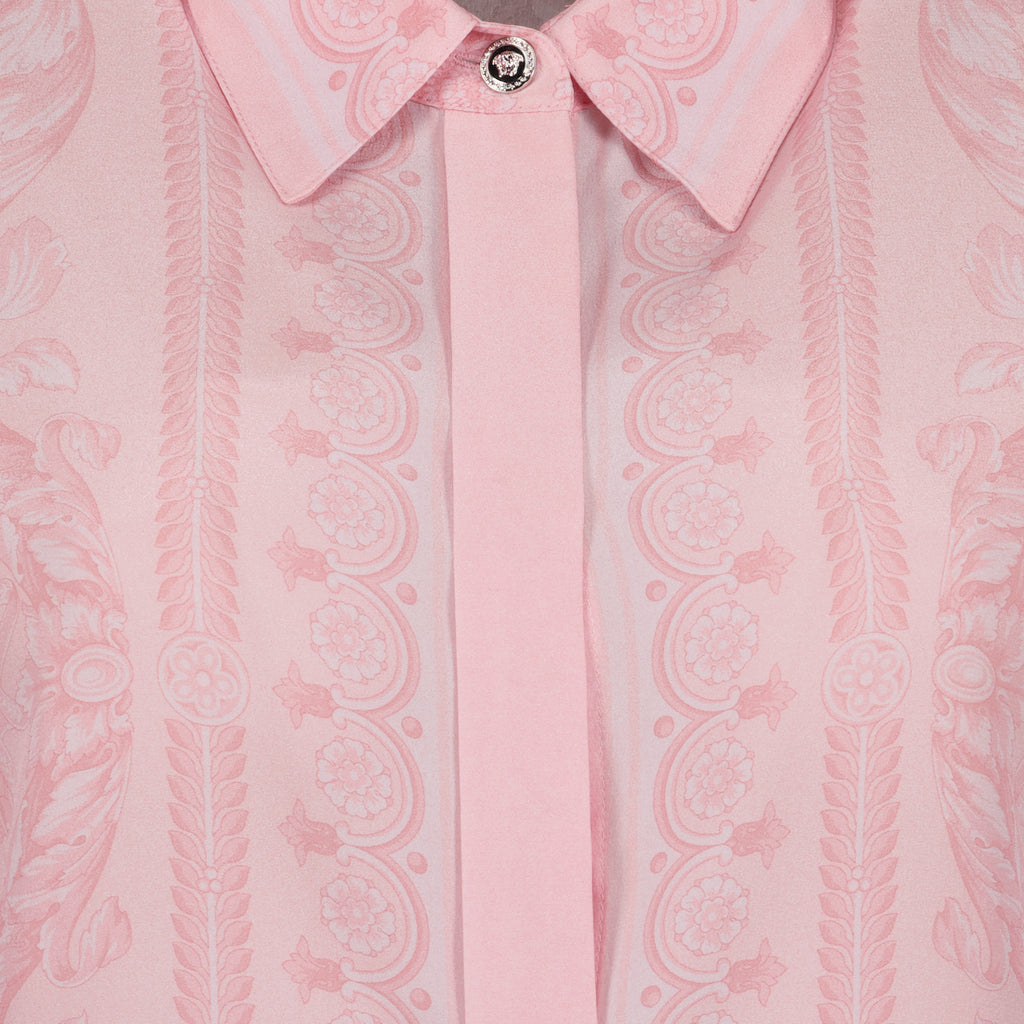Camisas Chemise Barocco Versace Rosa Femme