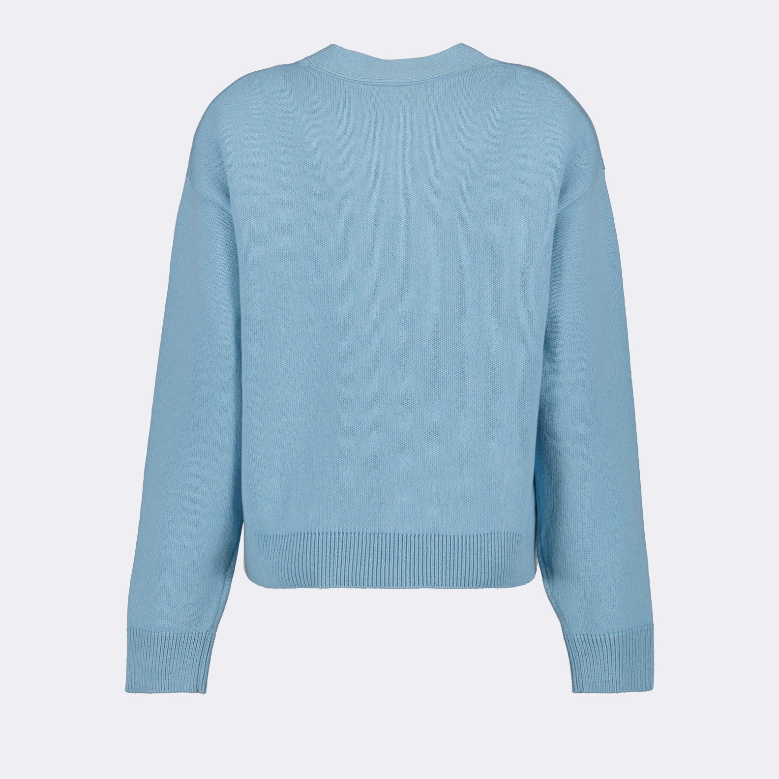 Maille Cardigan en laine Versace Bleu Femme