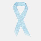 Écharpes, foulards et gants Bandeau Barocco Versace Bleu Femme