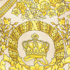 Écharpes, foulards et gants Foulard Barocco Versace Jaune Unisexe