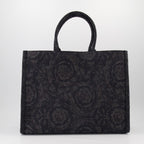 Sacs cabas Cabas Athena Barocco Versace Noir Unisexe