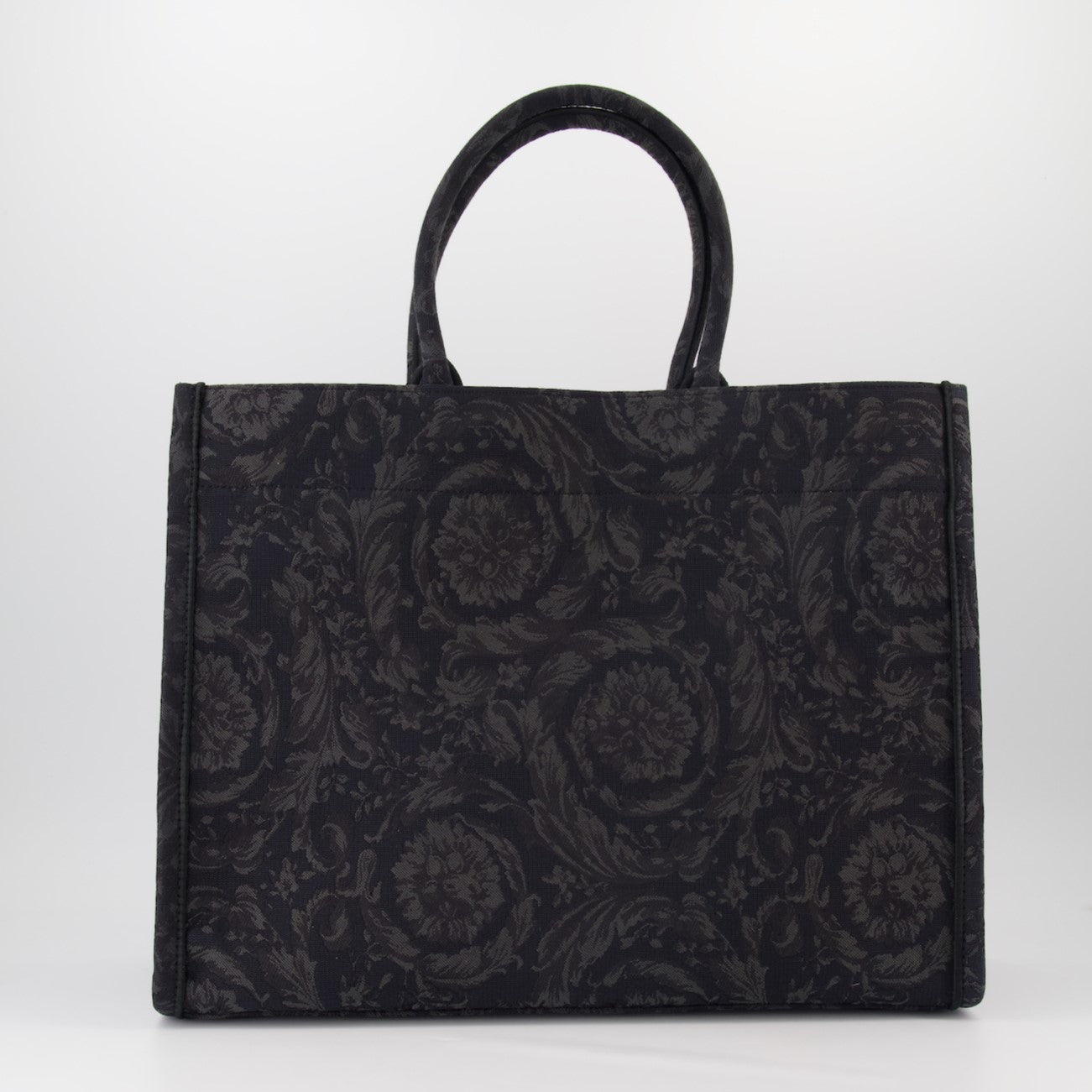 Sacs cabas Cabas Athena Barocco Versace Noir Unisexe