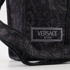 Sacs cabas Sac seau Athena Barocco Versace Noir Unisexe