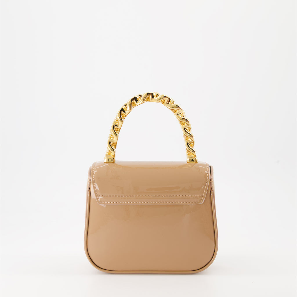 Borse a mano e a spalla Sac La Medusa verni Versace Beige Femme