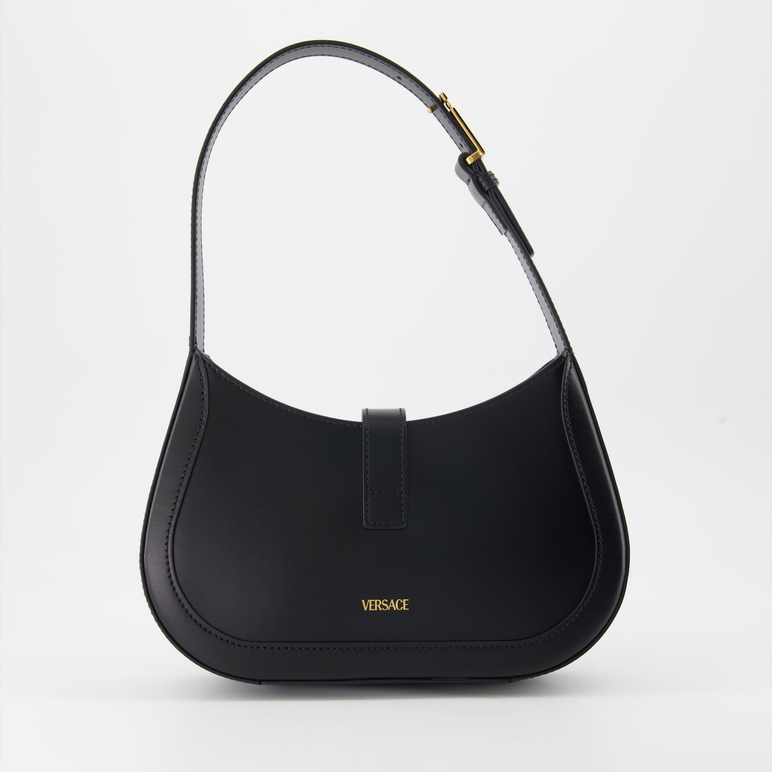 Bolsas de mão e de ombro Sac Hobo Greca Goddess Versace Preto Femme