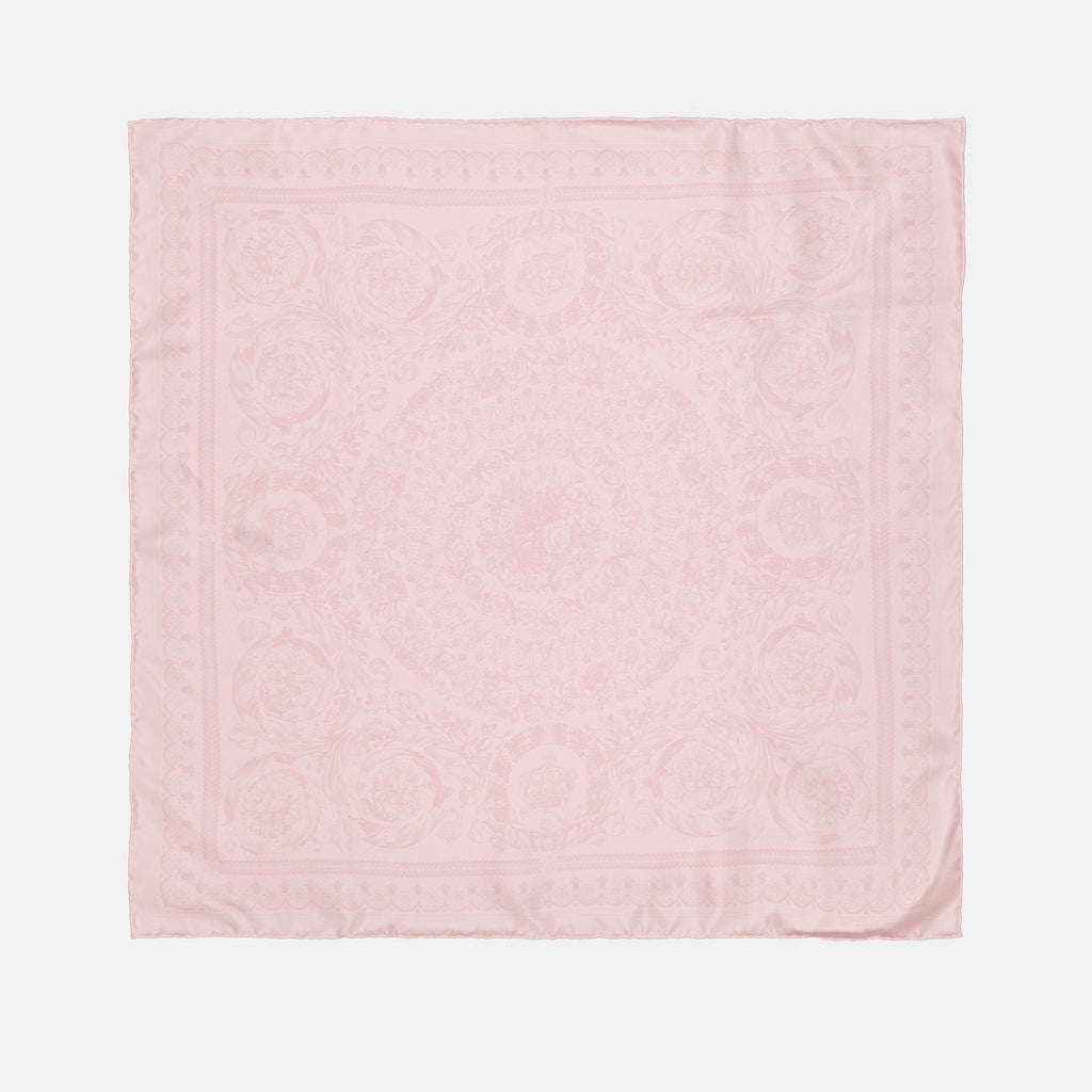 스카프 및 장갑 Foulard Barocco en soie Versace 분홍색 남여공용