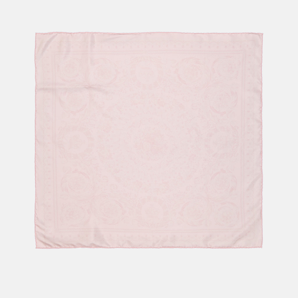 스카프 및 장갑 Foulard Barocco en soie Versace 분홍색 남여공용