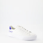 Baskets Baskets City Sport Givenchy Blanc Homme