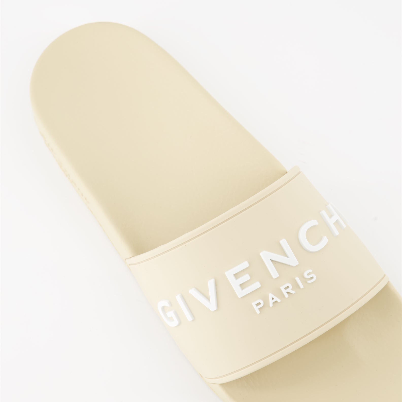 Offene schuhe Claquettes à logo Givenchy Beige Femme