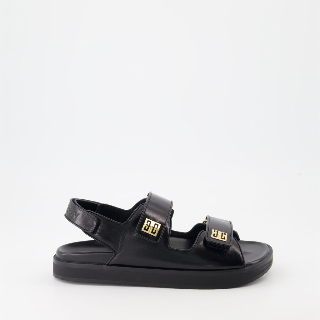 오픈 슈즈 Sandales 4G Givenchy 검은색 Femme