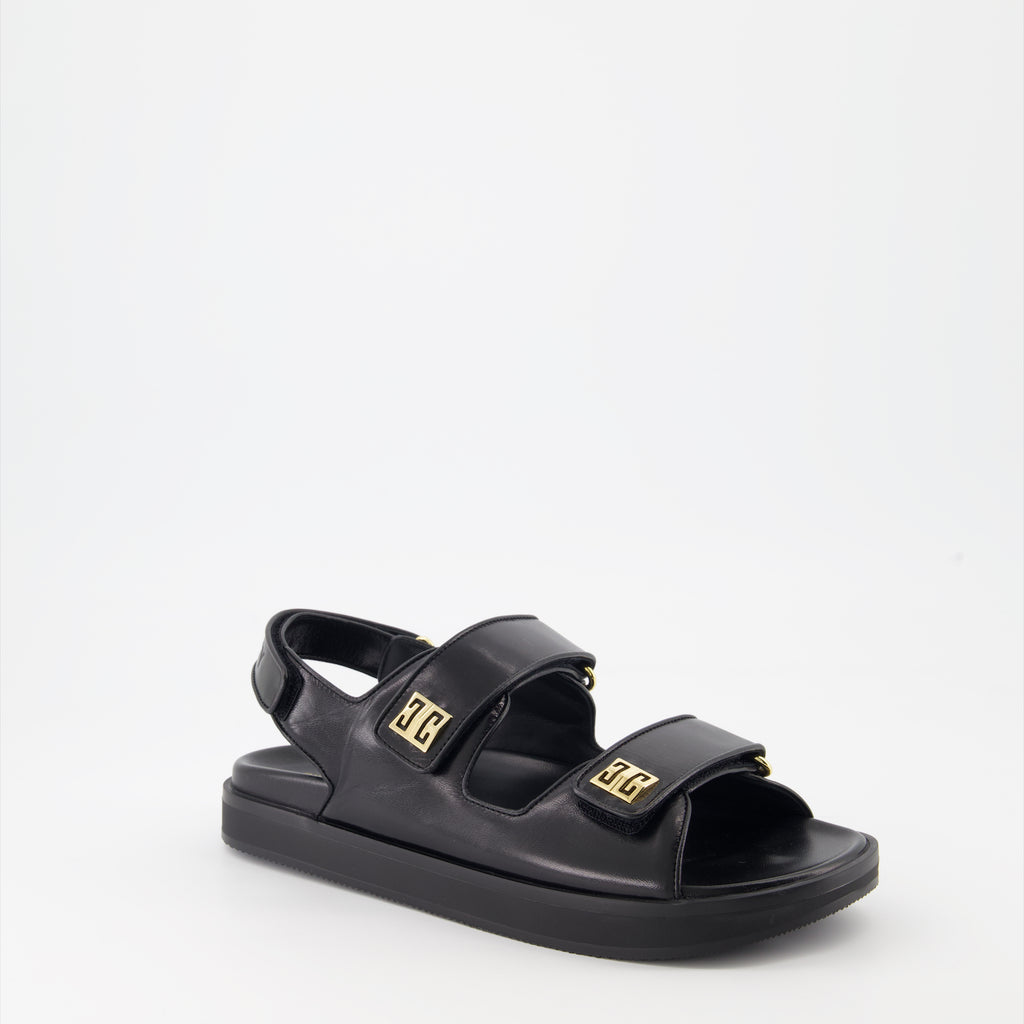 오픈 슈즈 Sandales 4G Givenchy 검은색 Femme