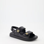 오픈 슈즈 Sandales 4G Givenchy 검은색 Femme