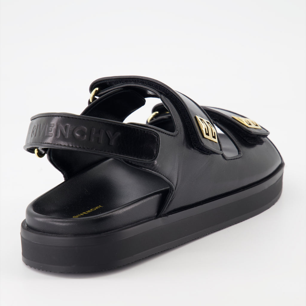 오픈 슈즈 Sandales 4G Givenchy 검은색 Femme