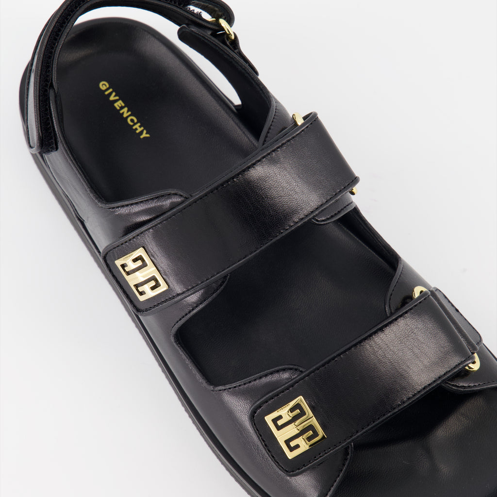 오픈 슈즈 Sandales 4G Givenchy 검은색 Femme
