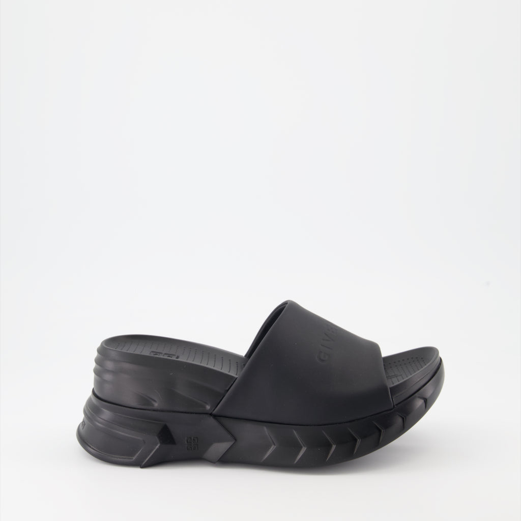 Chaussures ouvertes Mules à plateforme Givenchy Noir Femme