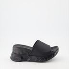 Chaussures ouvertes Mules à plateforme Givenchy Noir Femme