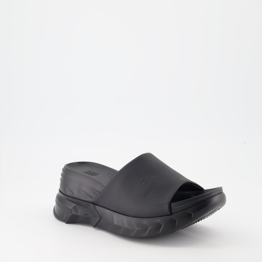 Chaussures ouvertes Mules à plateforme Givenchy Noir Femme