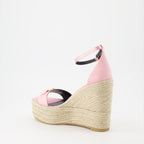 Zeppe Sandales compensées Medusa '95 Versace Rosa Femme