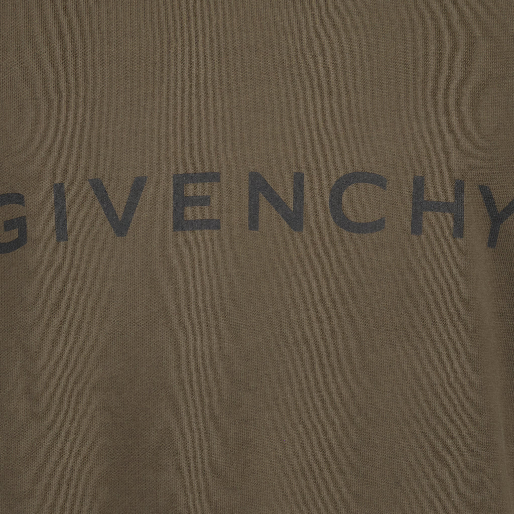 Sudaderas Sweatshirt à logo Givenchy Caqui Homme
