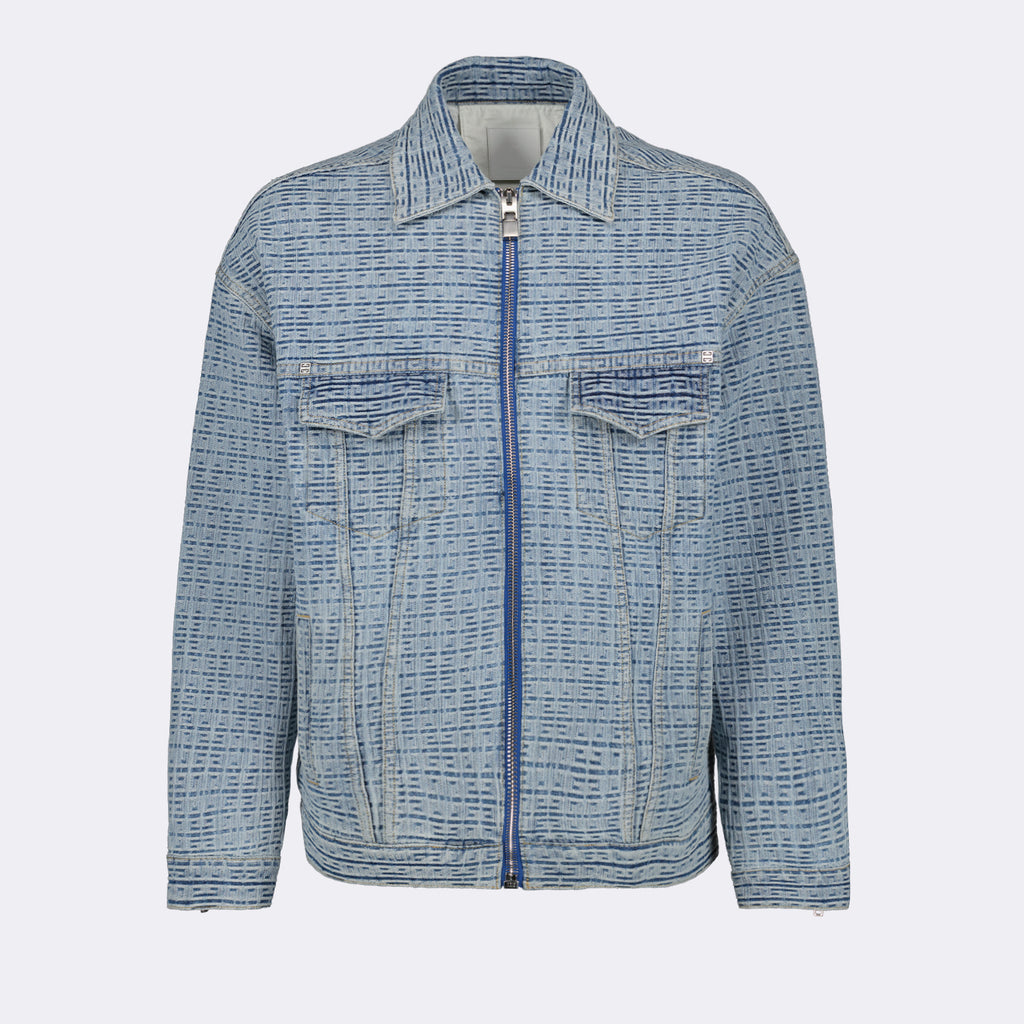 Jacken Veste 4G Givenchy Blau Homme