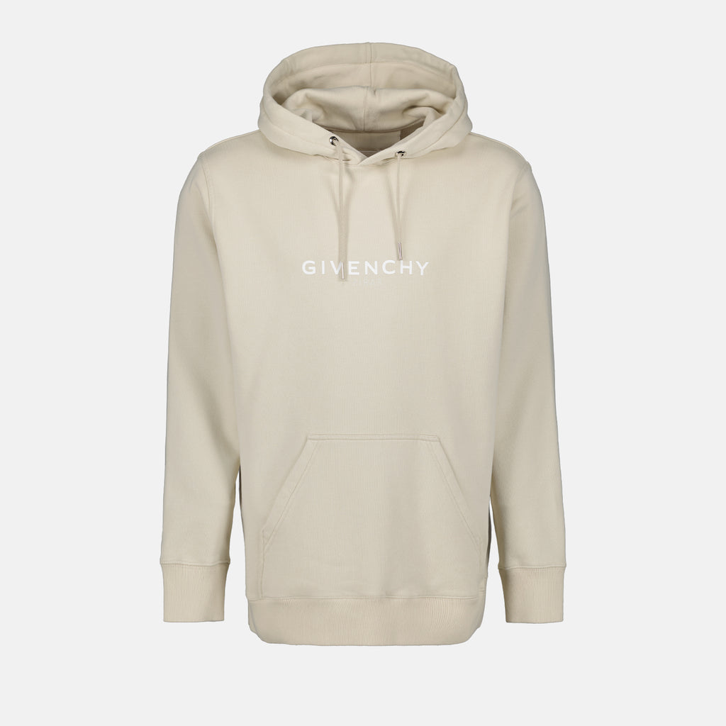 Sweatshirts Logo Kapuzensweatshirt Givenchy Beige Homme