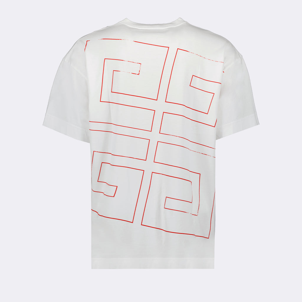 T-Shirts T-shirt 4G blanc Givenchy Weiß Homme