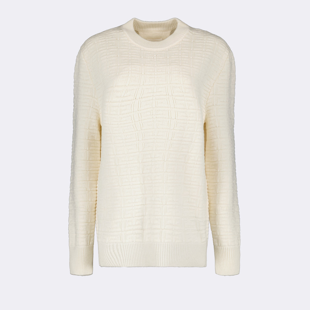 Strickwaren Pull 4G Givenchy Weiß Homme