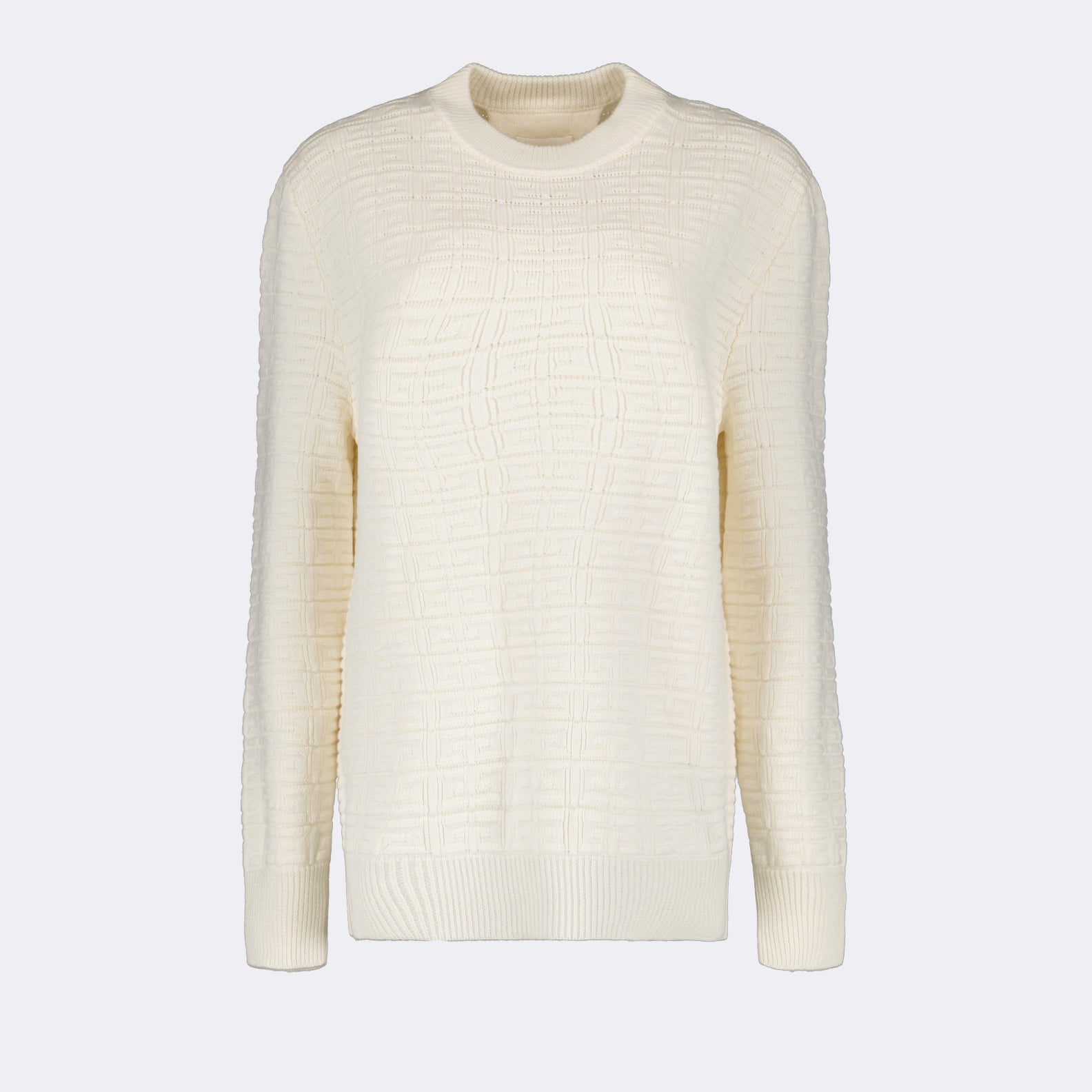 Maille Pull 4G Givenchy Blanc Homme