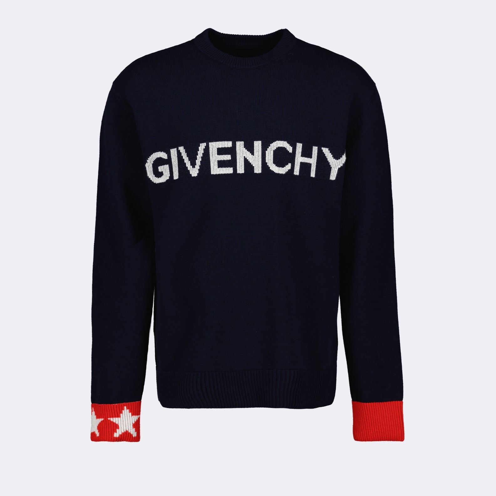 Maille Pull à logo Givenchy Bleu Homme