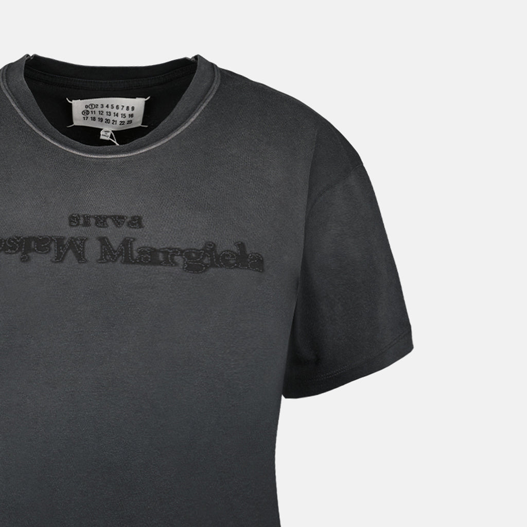 Tシャツ リバースロゴTシャツ Maison Margiela グレー 女性