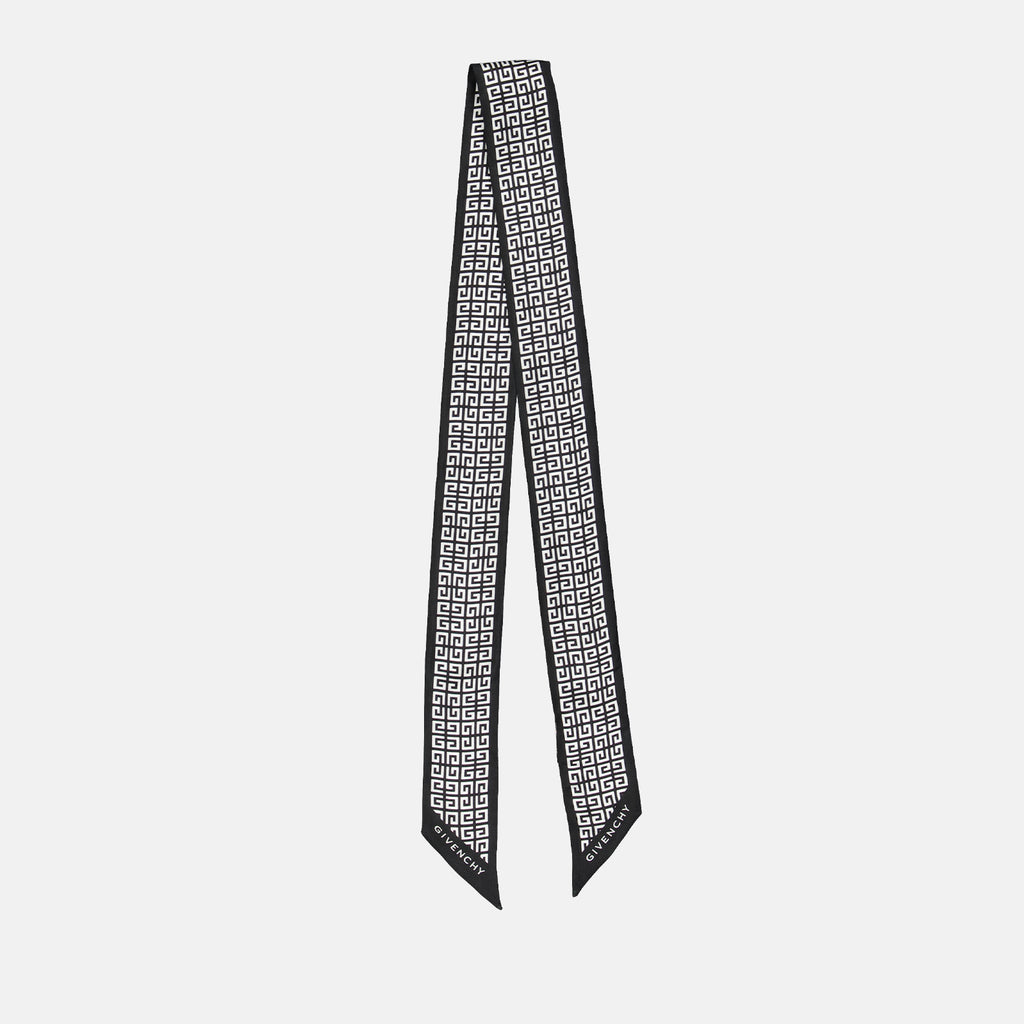 Lenços e luvas Bandeau en soie 4G Givenchy Preto Femme