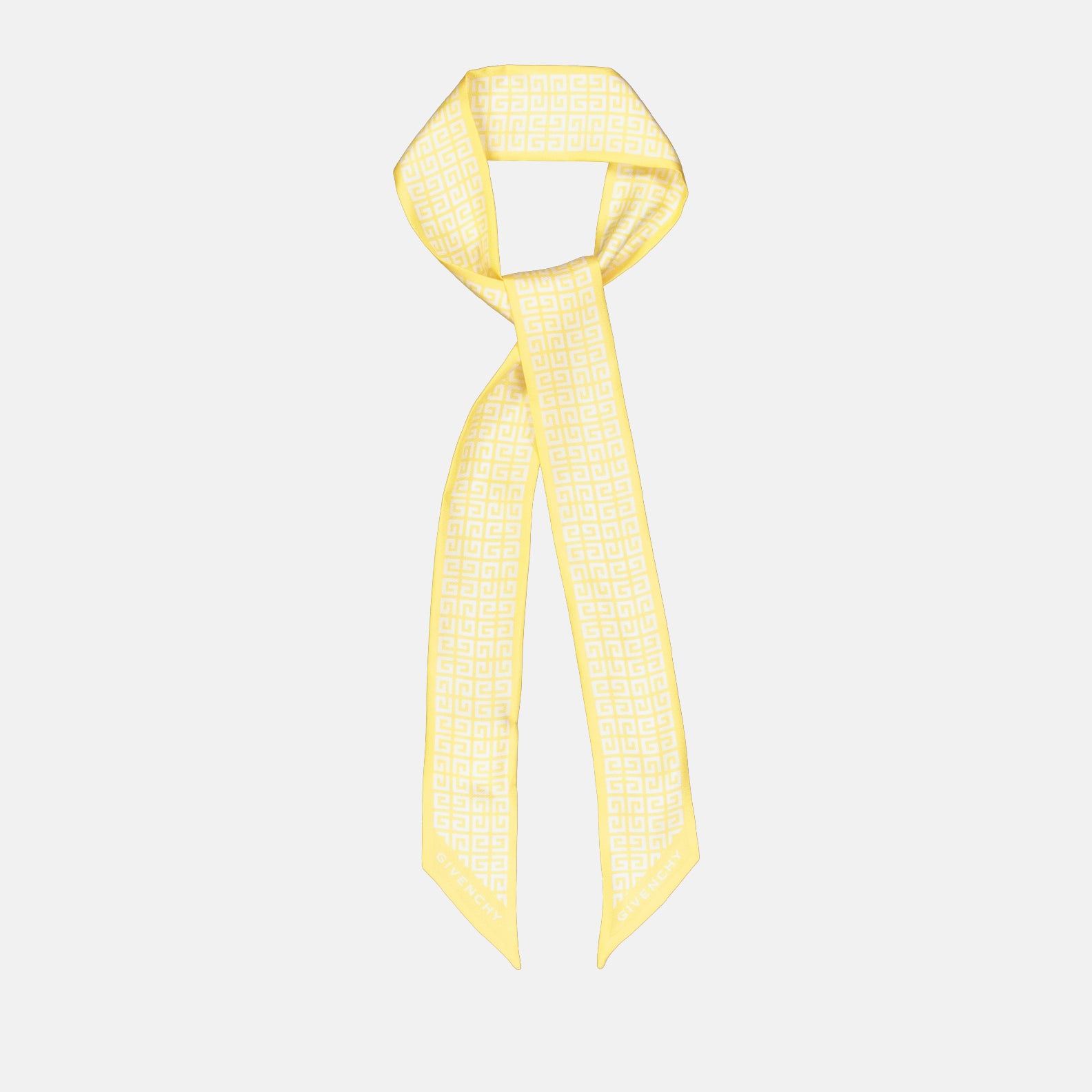 Écharpes, foulards et gants Bandeau en soie 4G Givenchy Jaune Femme