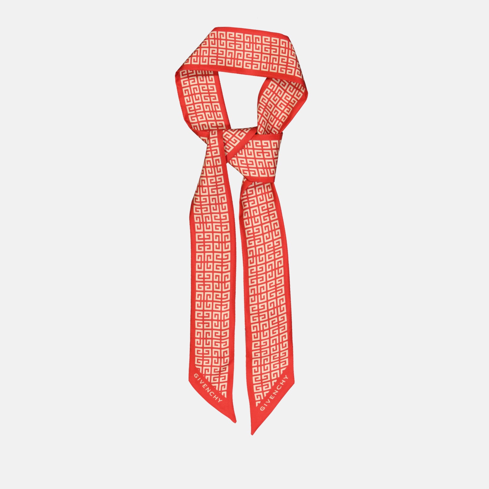 Écharpes, foulards et gants Bandeau en soie 4G Givenchy Rouge Femme