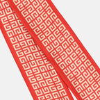 Écharpes, foulards et gants Bandeau en soie 4G Givenchy Rouge Femme