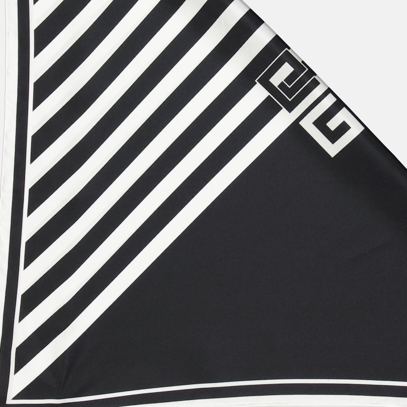 Écharpes, foulards et gants Carré de soie 4G Givenchy Noir Femme