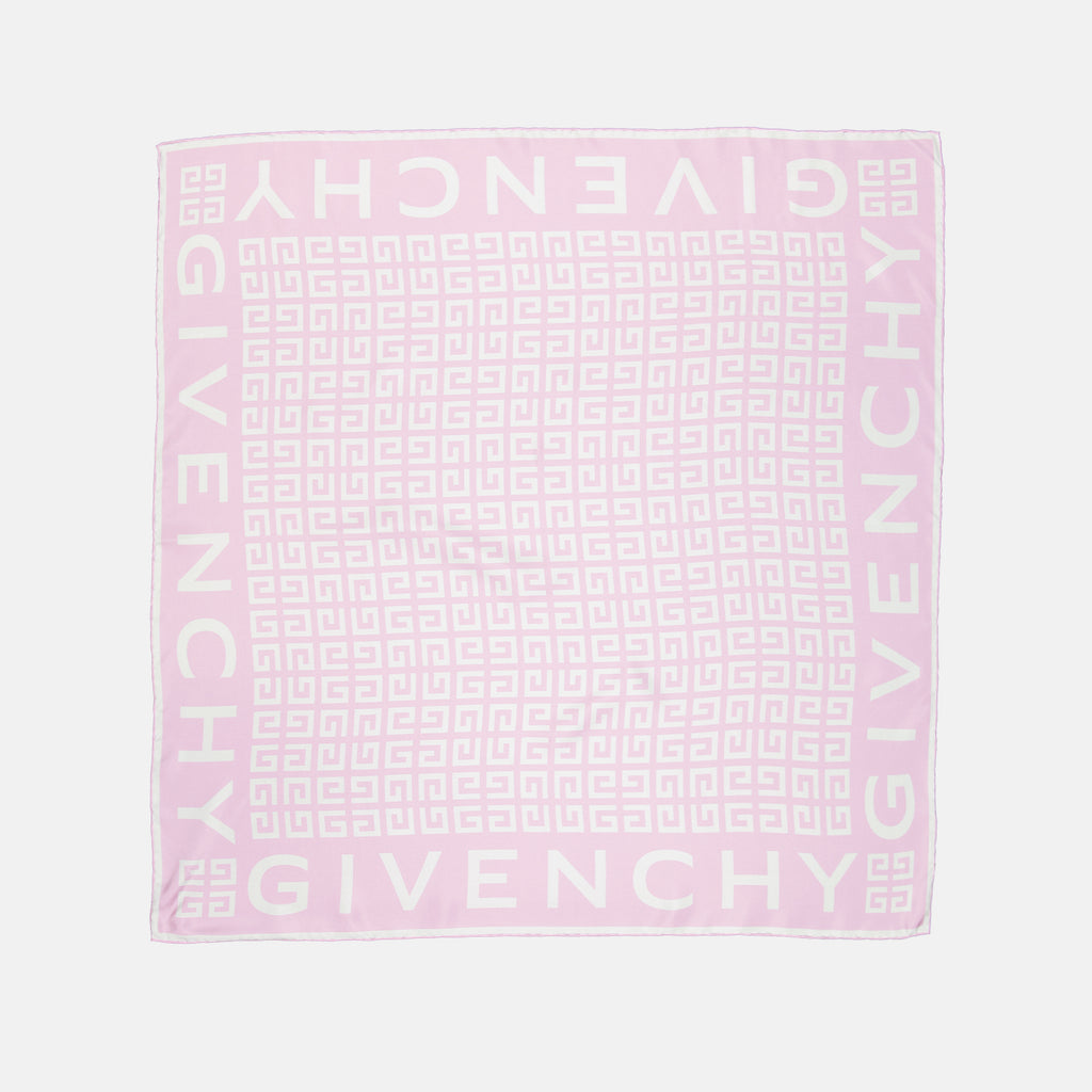 Écharpes, foulards et gants Carré de soie 4G Givenchy Rose Femme