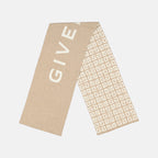 Écharpes, foulards et gants Écharpe 4G en laine Givenchy Beige Femme