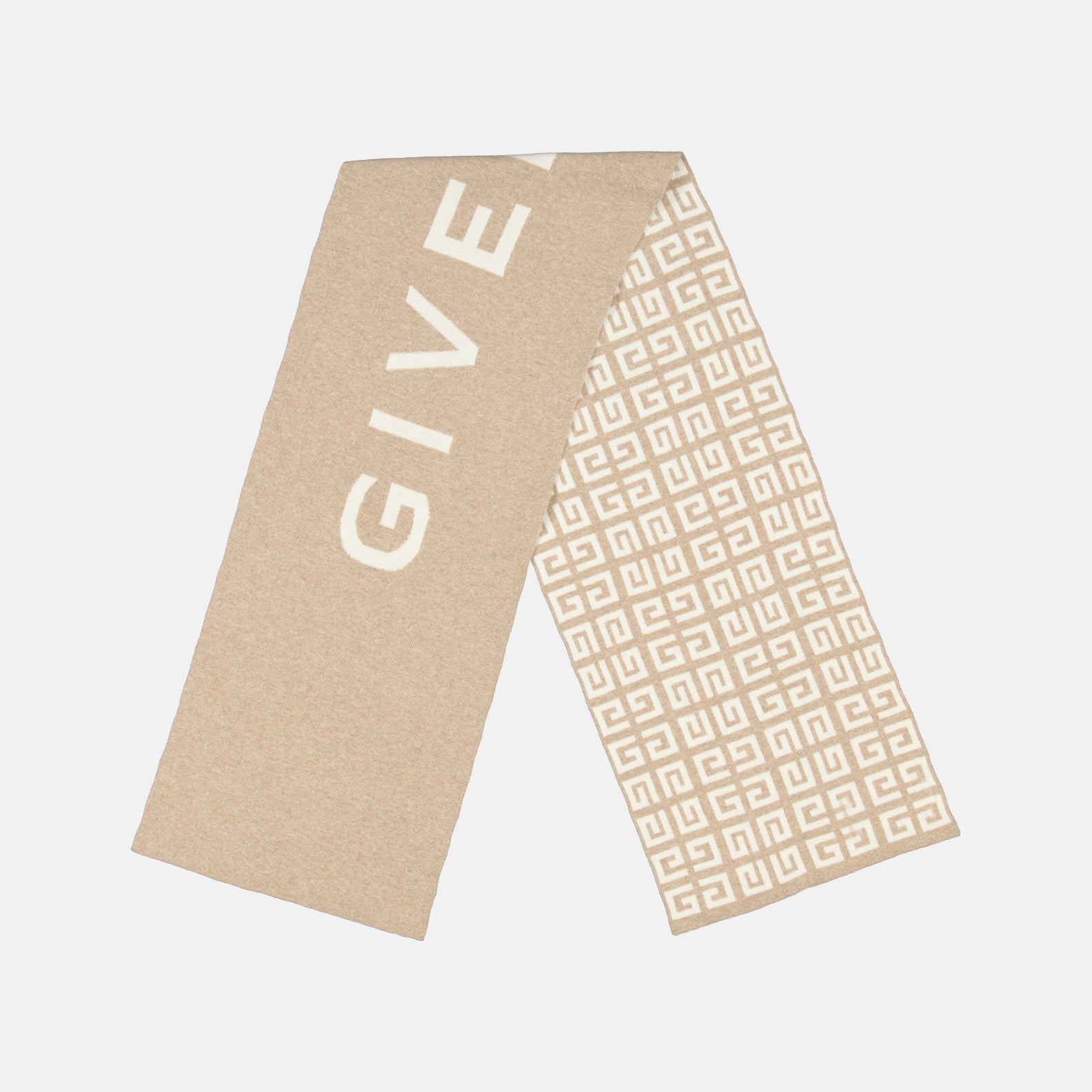 Écharpes, foulards et gants Écharpe 4G en laine Givenchy Beige Femme