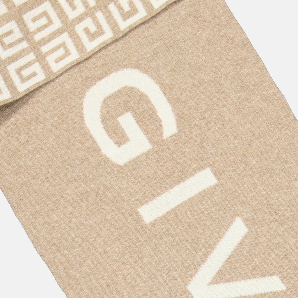 Écharpes, foulards et gants Écharpe 4G en laine Givenchy Beige Femme