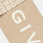 Écharpes, foulards et gants Écharpe 4G en laine Givenchy Beige Femme