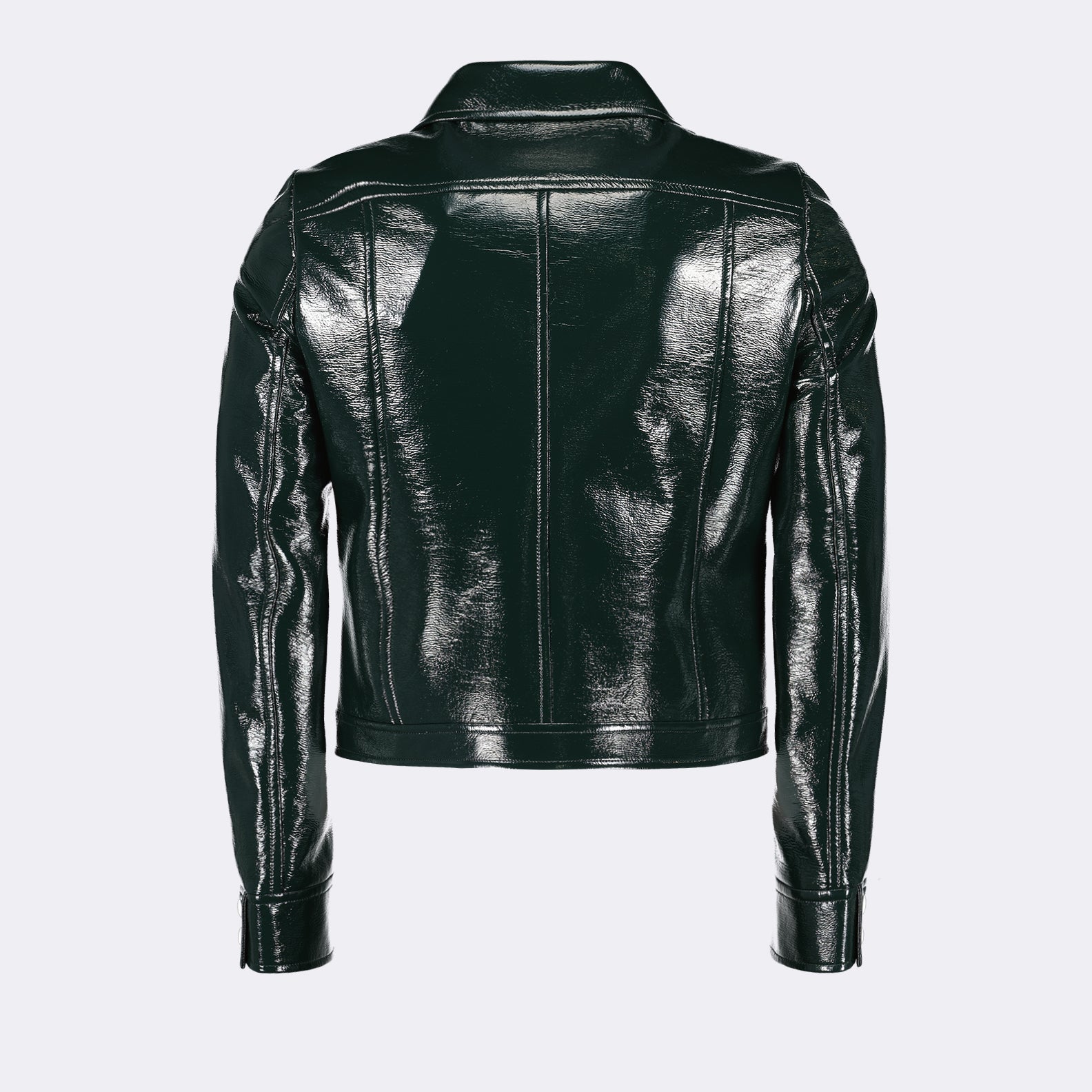 Jaquetas Reedição de Casaco de Vinil Courrèges Verde Homens