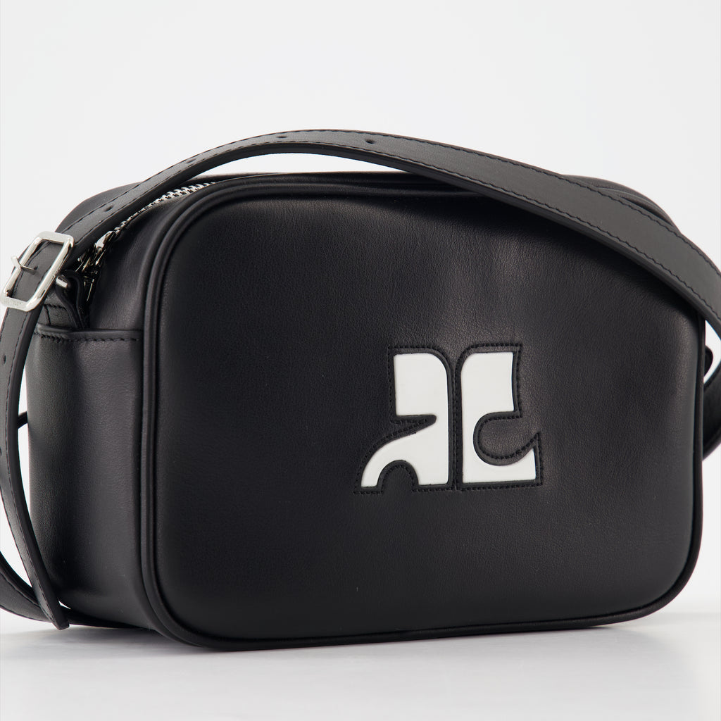 Borse a tracolla Borsa Camera Reissue Courrèges Nero Homme