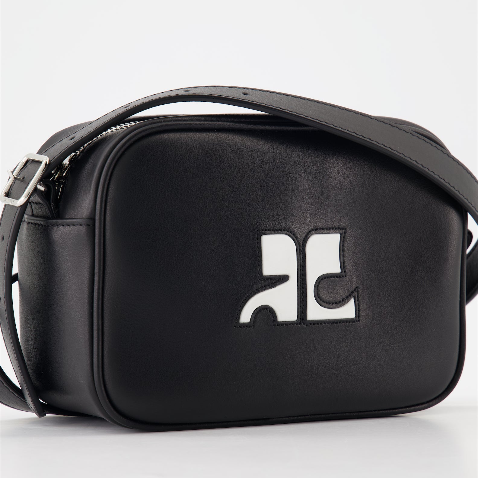 Borse a tracolla Borsa Camera Reissue Courrèges Nero Homme