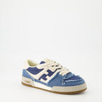 Baskets Baskets Fendi Match Fendi Bleu Femme