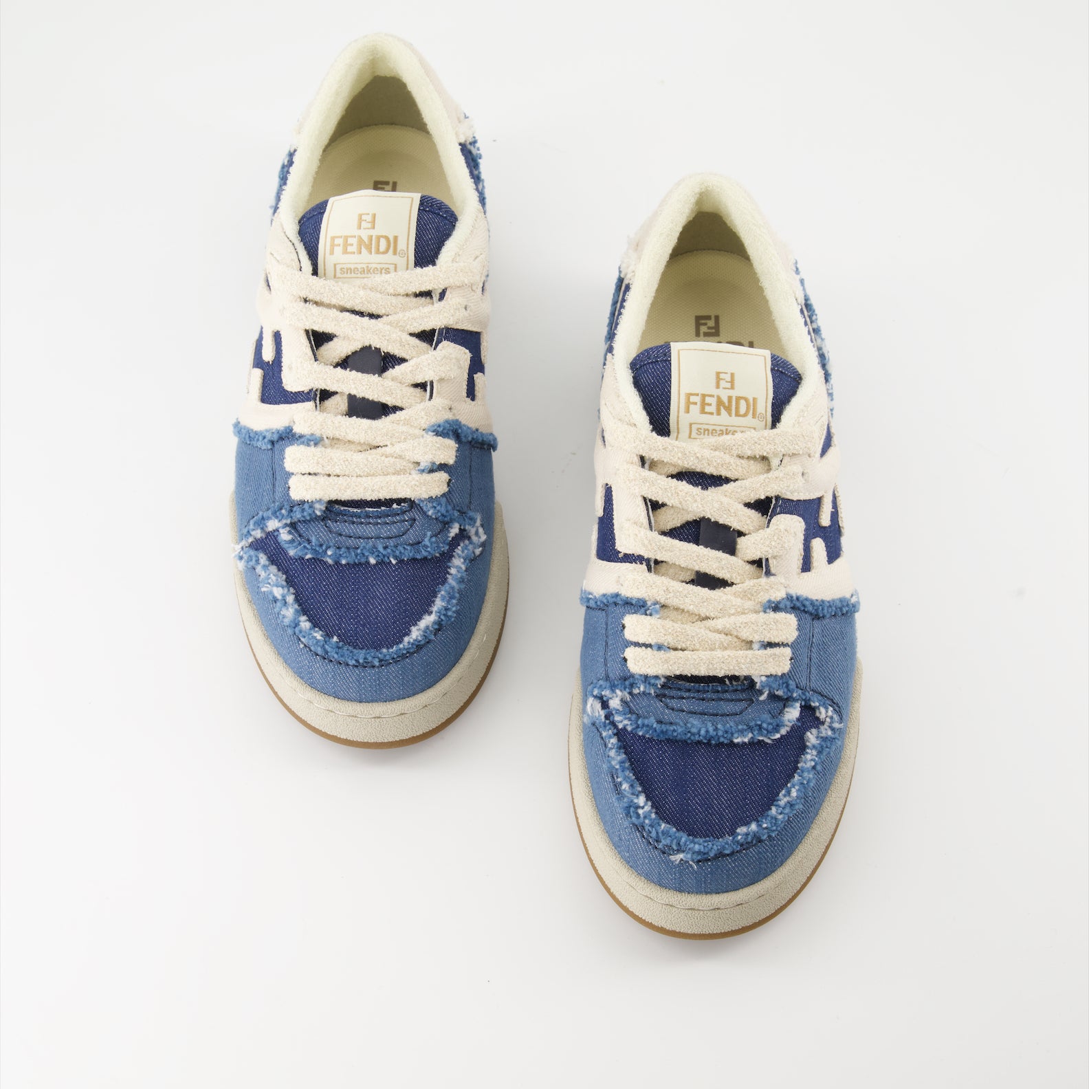 Baskets Baskets Fendi Match Fendi Bleu Femme