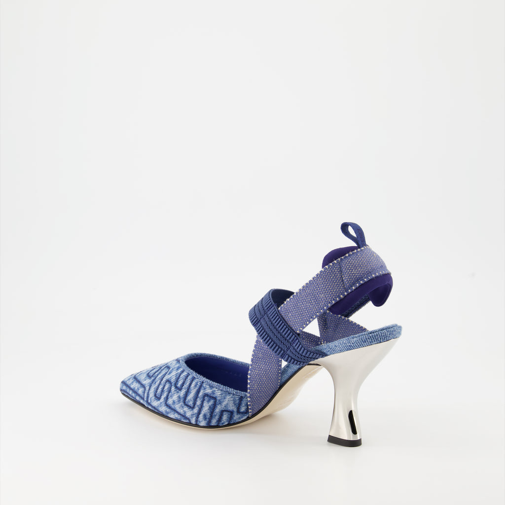 Escarpins Escarpins Colibrì Fendi Bleu Femme