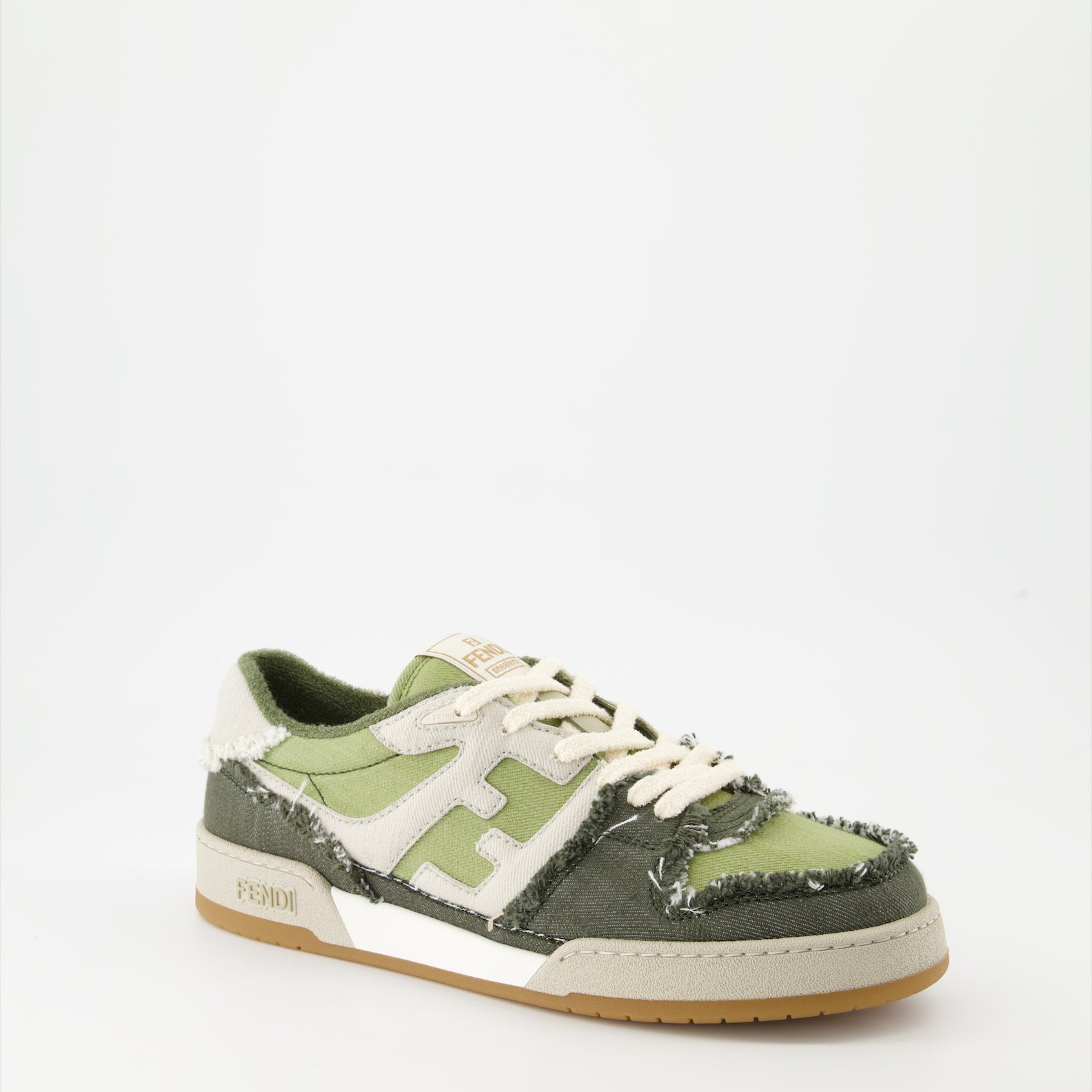 Baskets Baskets Fendi Match Fendi Vert Homme