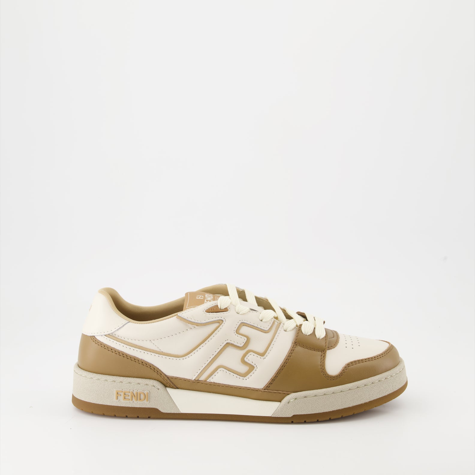 Baskets Baskets Fendi Match Fendi Beige Homme