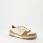 Baskets Baskets Fendi Match Fendi Beige Homme