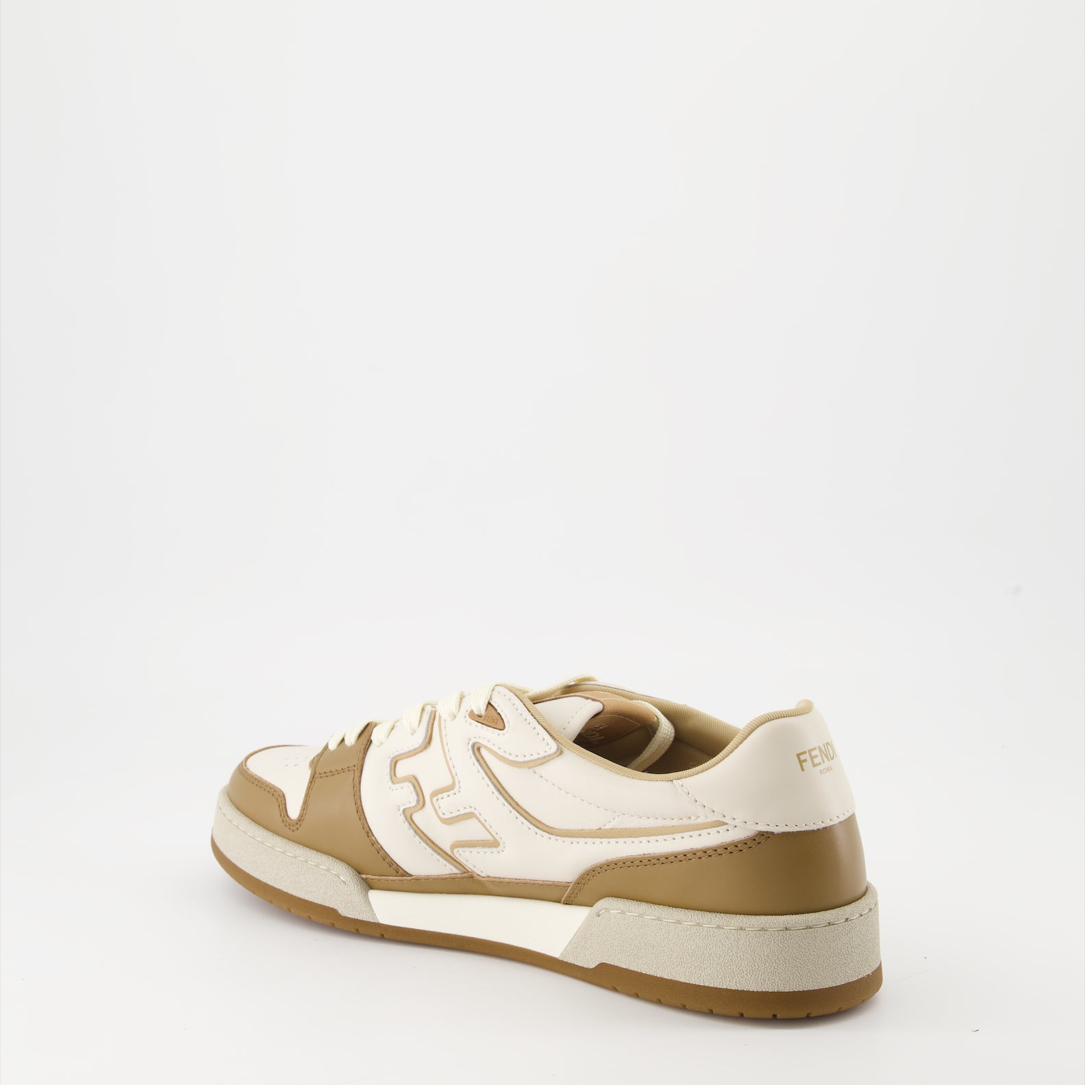 Baskets Baskets Fendi Match Fendi Beige Homme